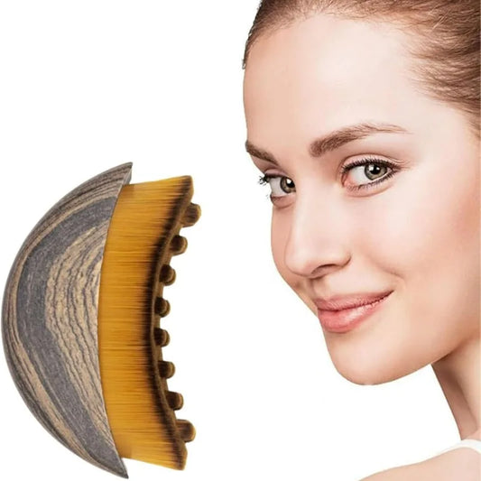 Lymphatic Facial Massage Brush | Ergonomic Jawline Sculpter