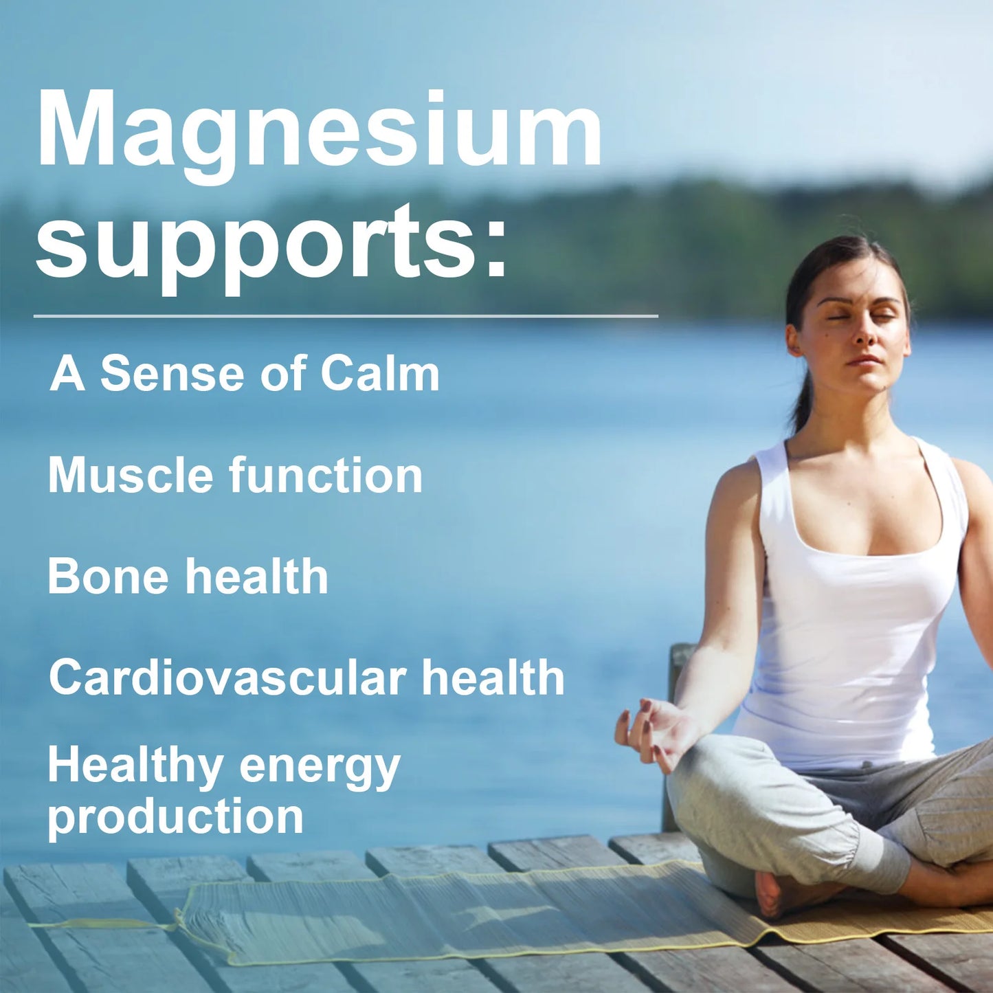 Magnesium Complex 300 Mg, Support Muscle, Nerves, Energy and Heart Health