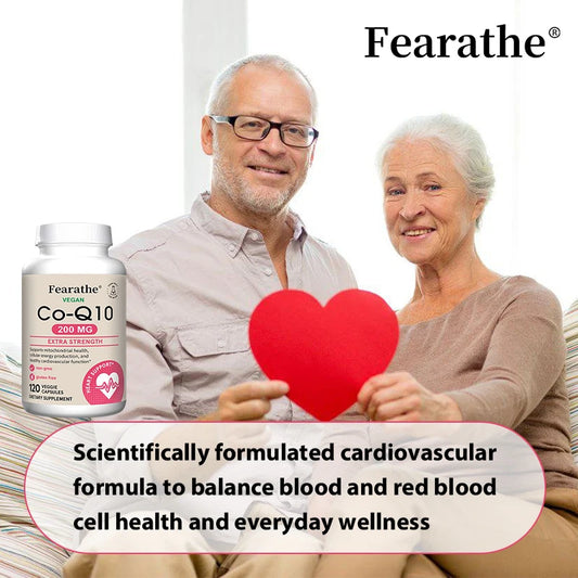 High-Absorption CoQ10 Capsules – Natural Coenzyme Q10 for Energy, Heart & Cellular Support (120 Softgels)