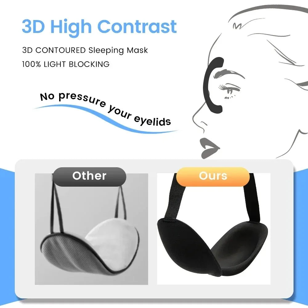 Light Blocking Memory Foam Sleep Mask