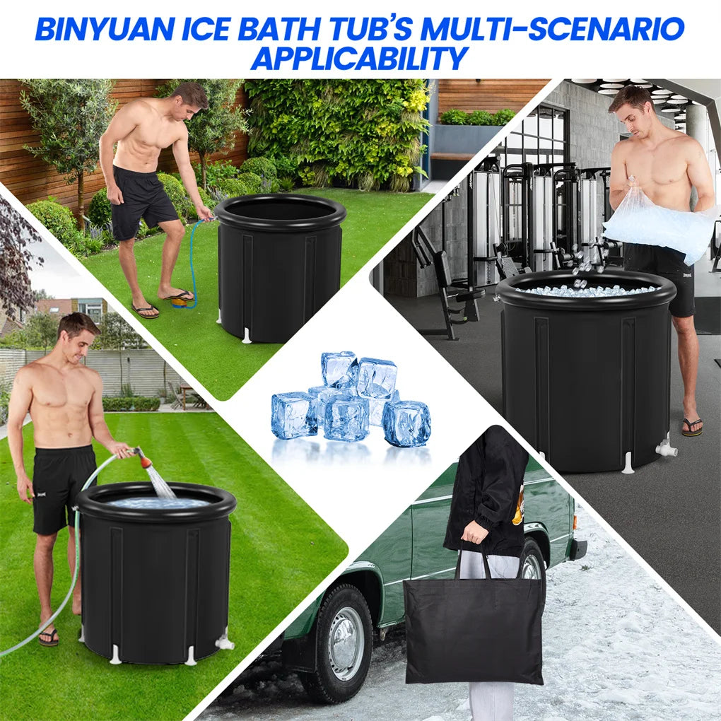 Portable Ice Bath Cold Plunge Tub for Recovery
