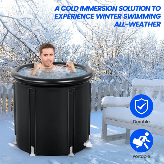 Portable Ice Bath Cold Plunge Tub for Recovery